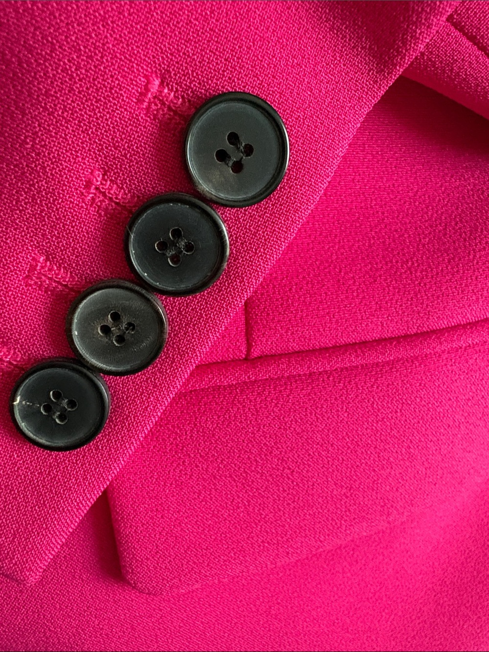 The Kooples Bright Pink Tailored Blazer - Picture 3 of 5